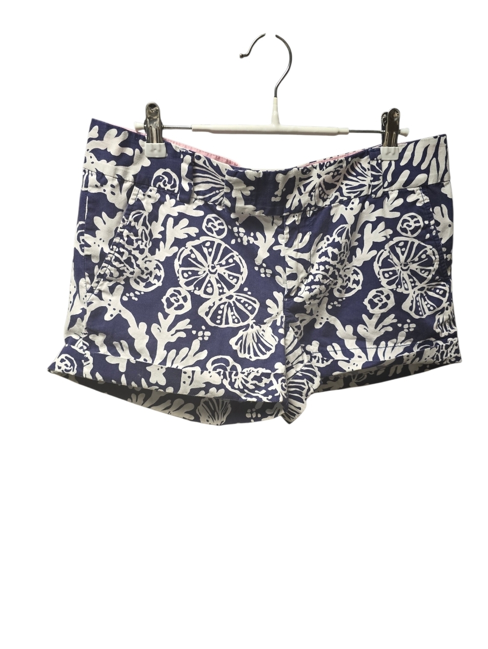 Lilly Pulitzer Navy In The Groove Barclay Shorts Sz. 8